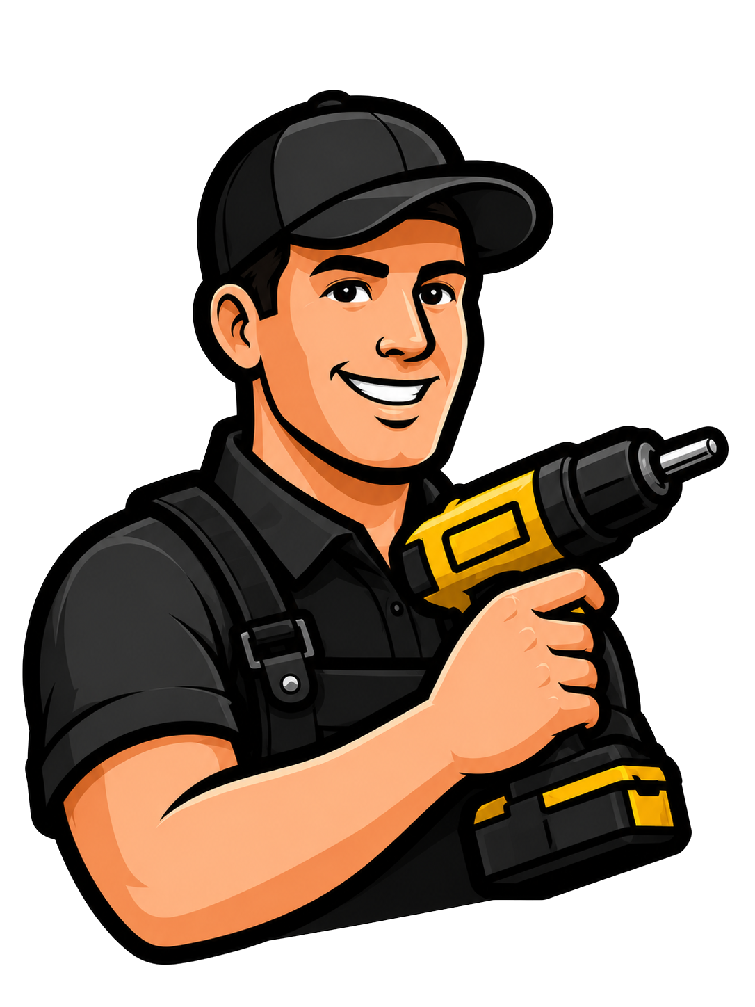 Cousins Construction founder with drill