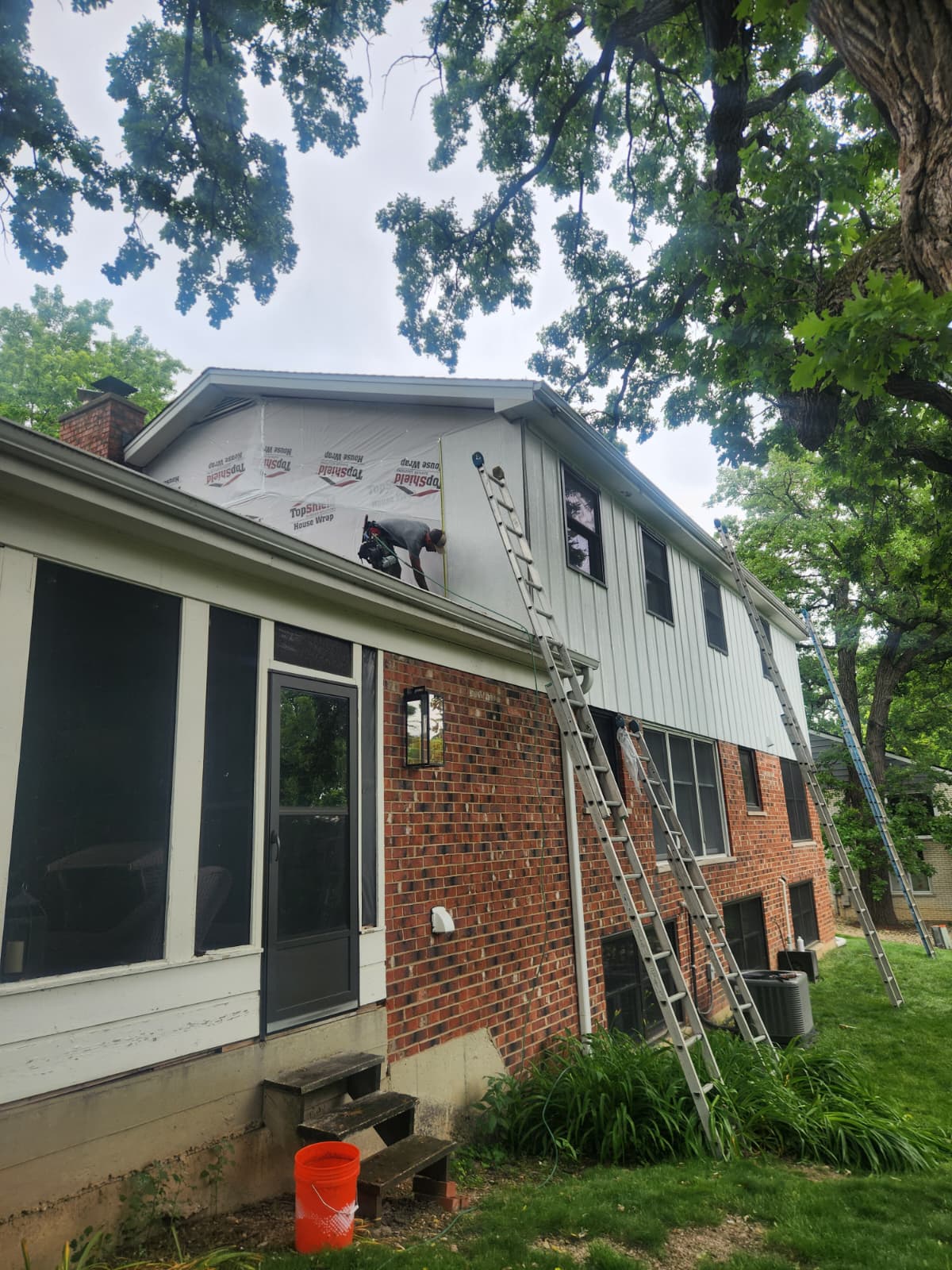 Vertical Board & Batten Siding Replacement — Oak Lawn, IL